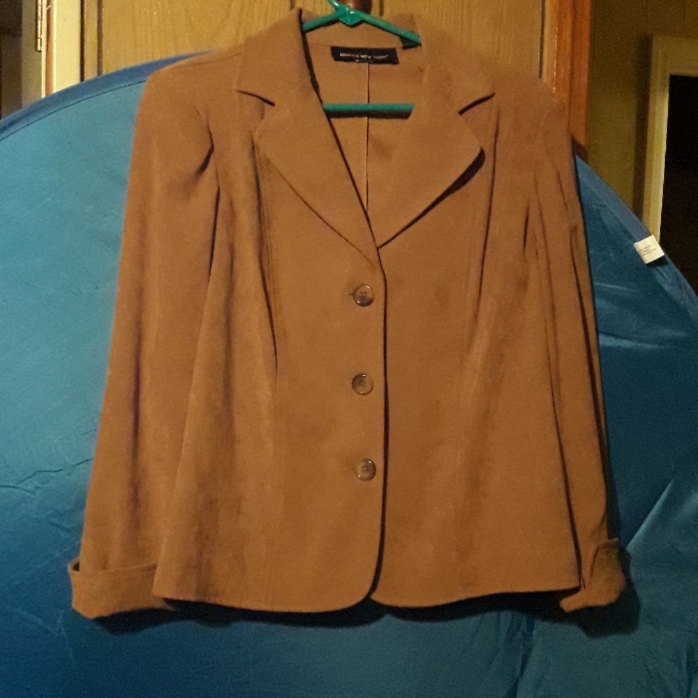 Briggs new york suede look jacket